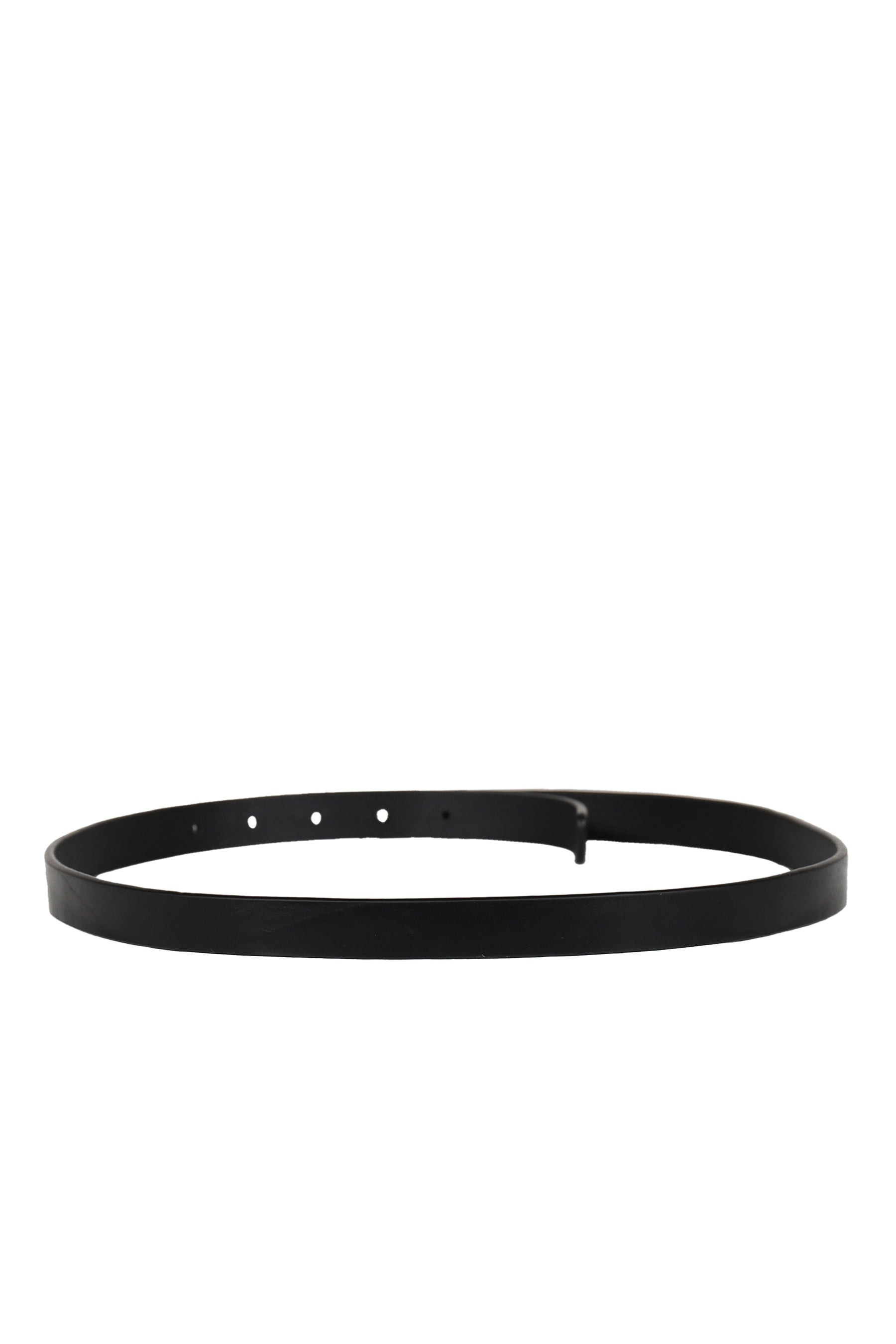 ERL LOGO SKINNY LEATHER BELT / BLK - 2