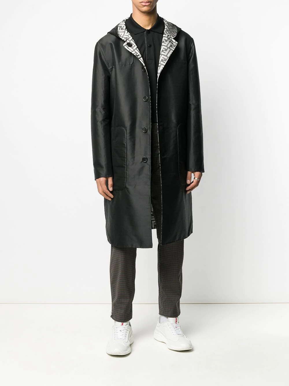 reversible FF hooded trench - 2