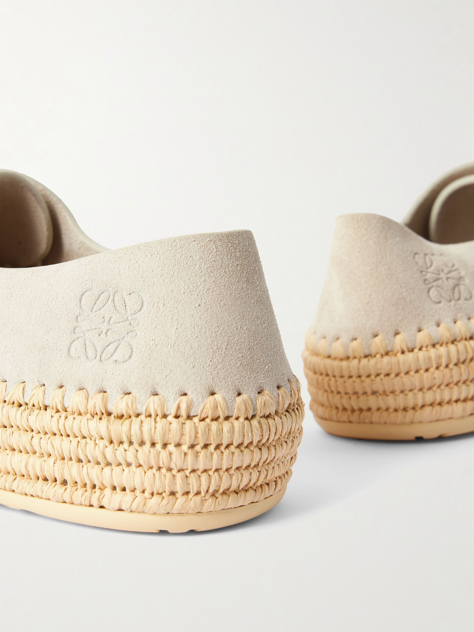 Rio Suede Espadrilles Beige - 5