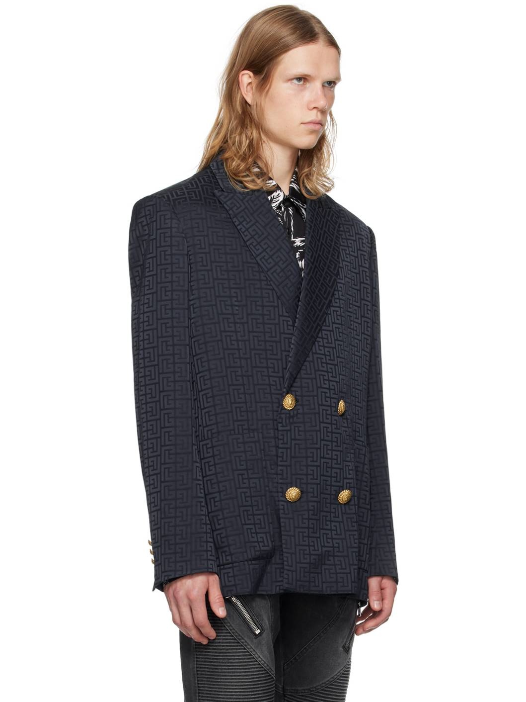 Navy PB Labyrinth Blazer - 2