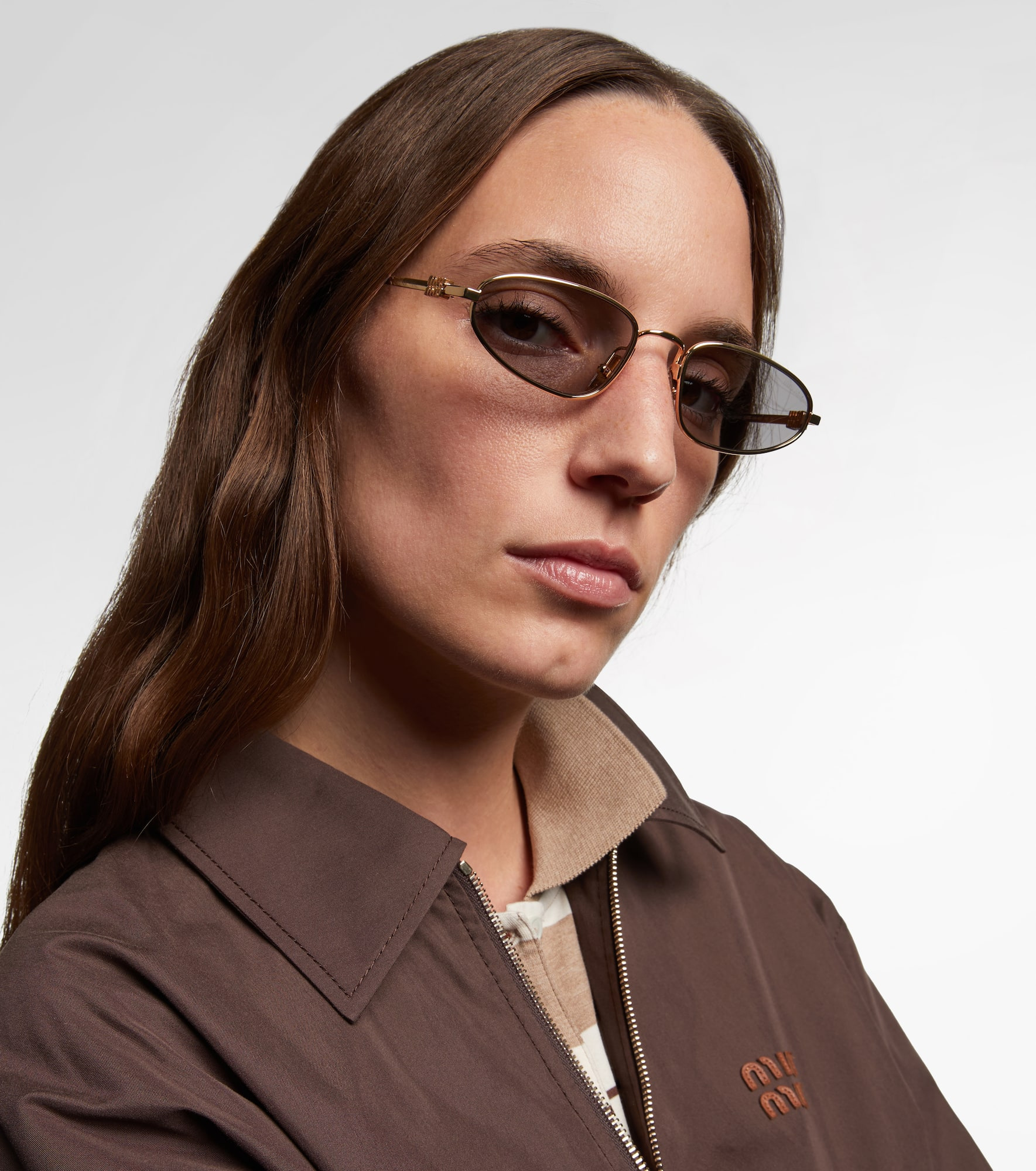 Logo oval sunglasses - 3