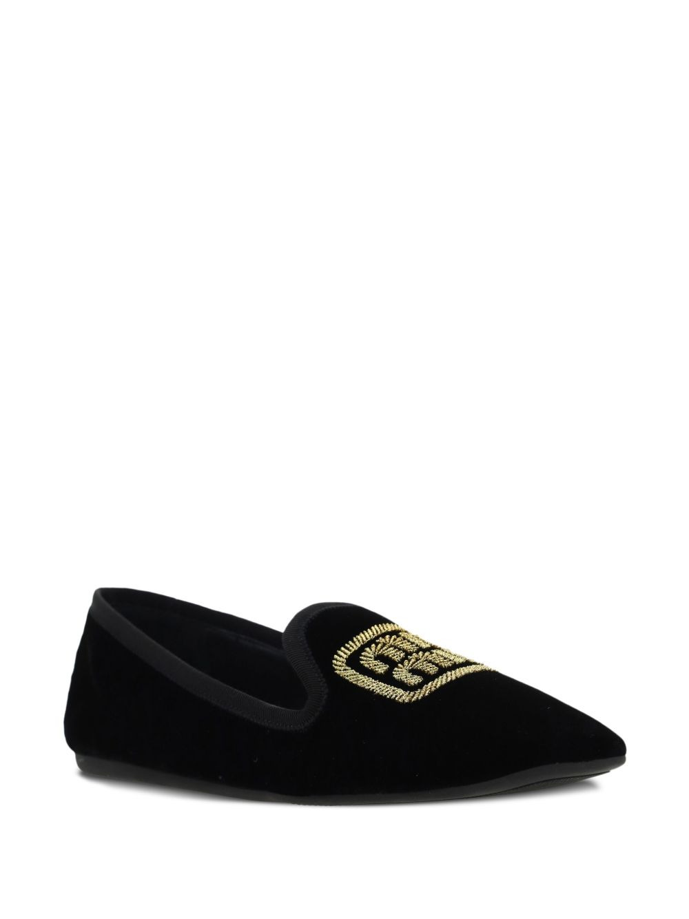 embroidered-logo slippers - 2