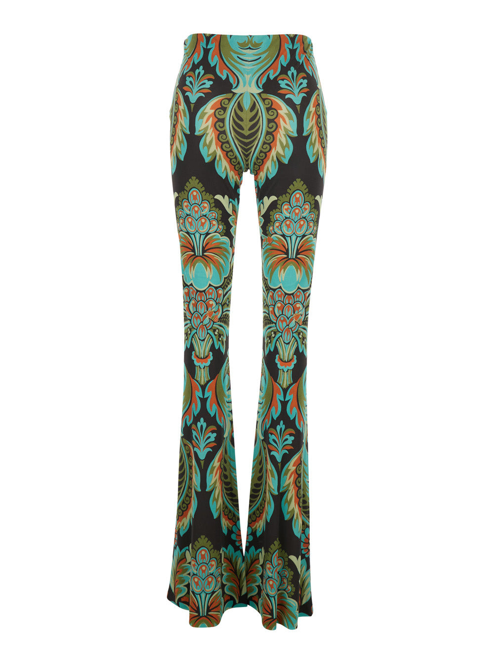 Etro Women Multicolor Trousers With All-Over Paisley Print In Viscose Blend Woman - 2