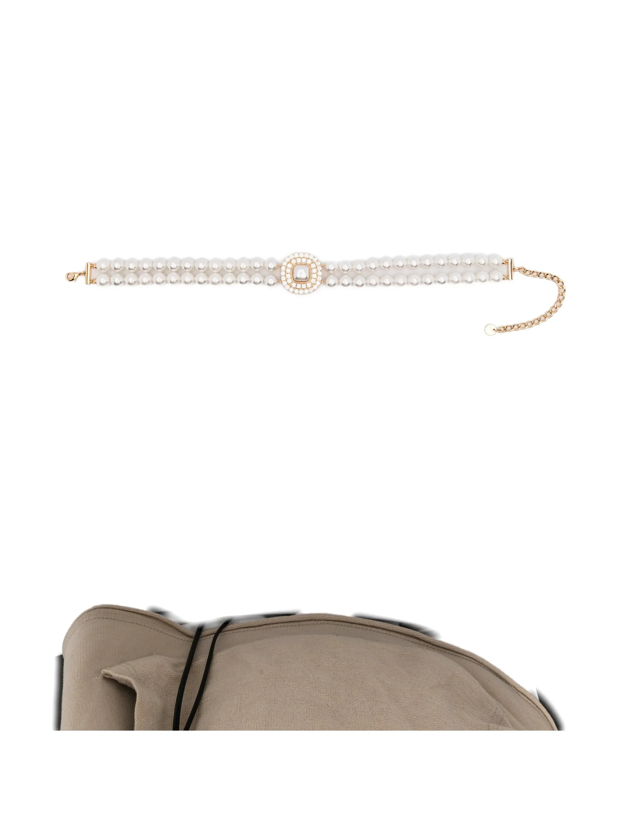 Self-portrait Crystal-embellished Necklace - 1