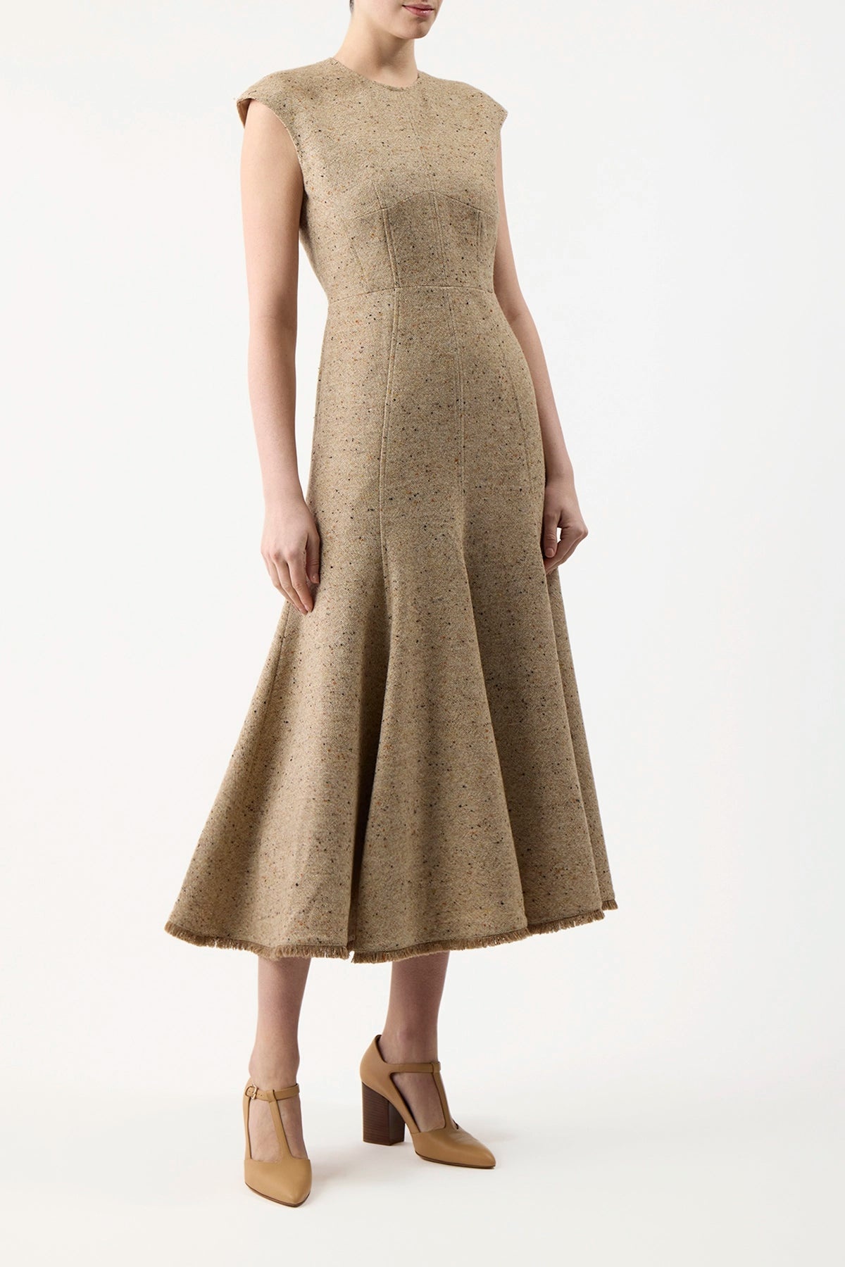 Crowther Dress in Wool Cashmere - 3