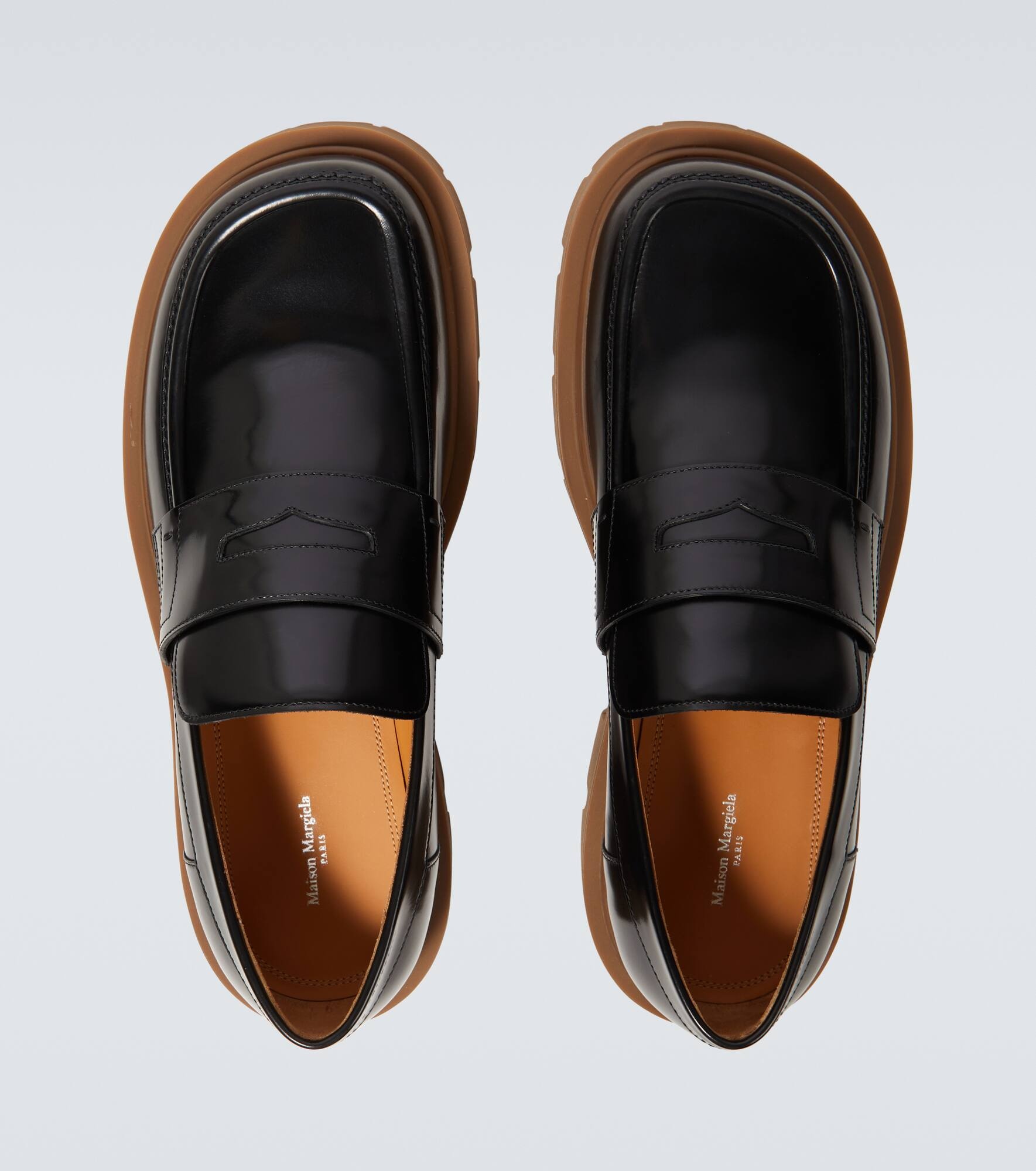 Ivy leather penny loafers - 4