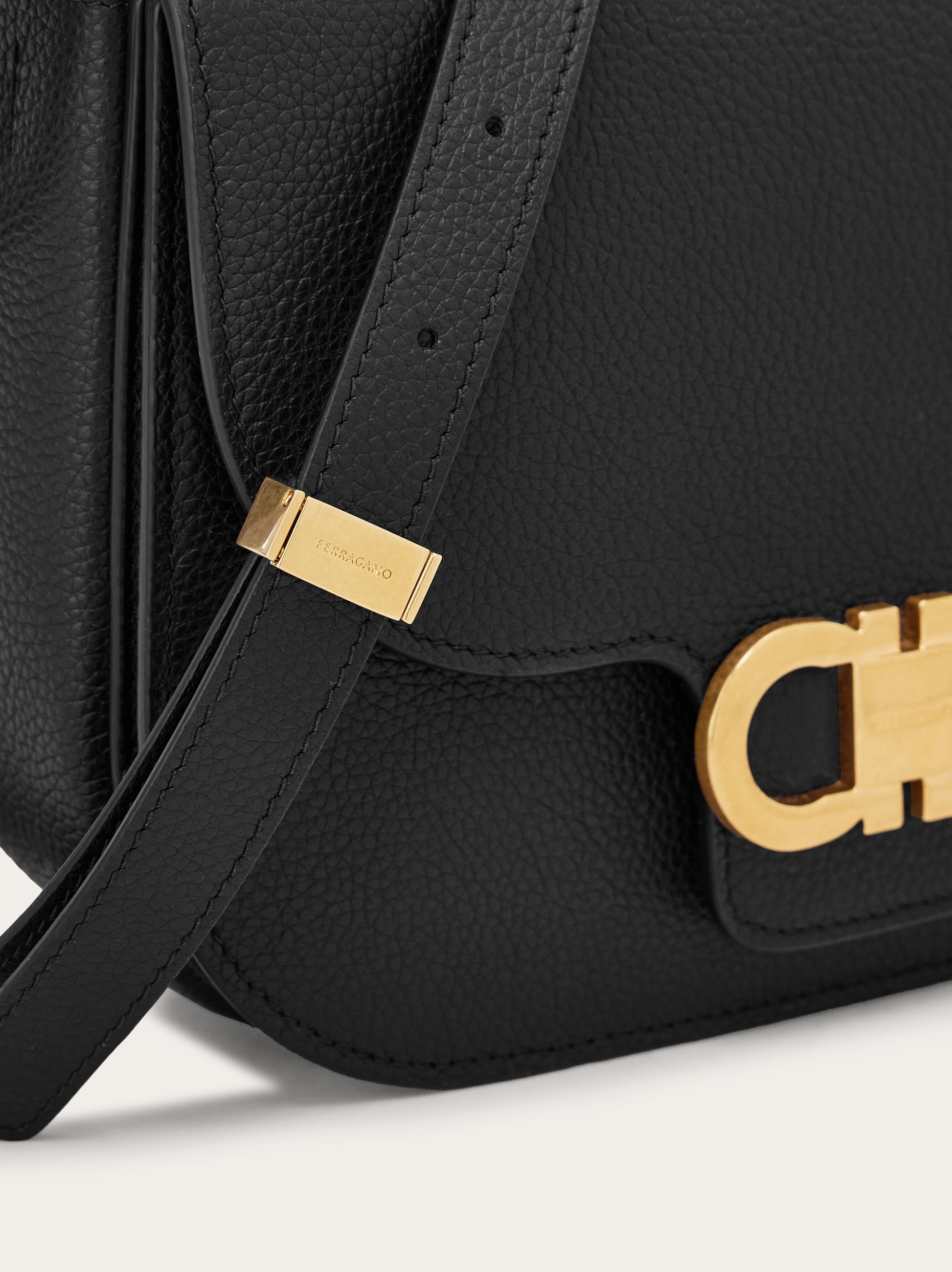 Double Gancini crossbody bag - 8