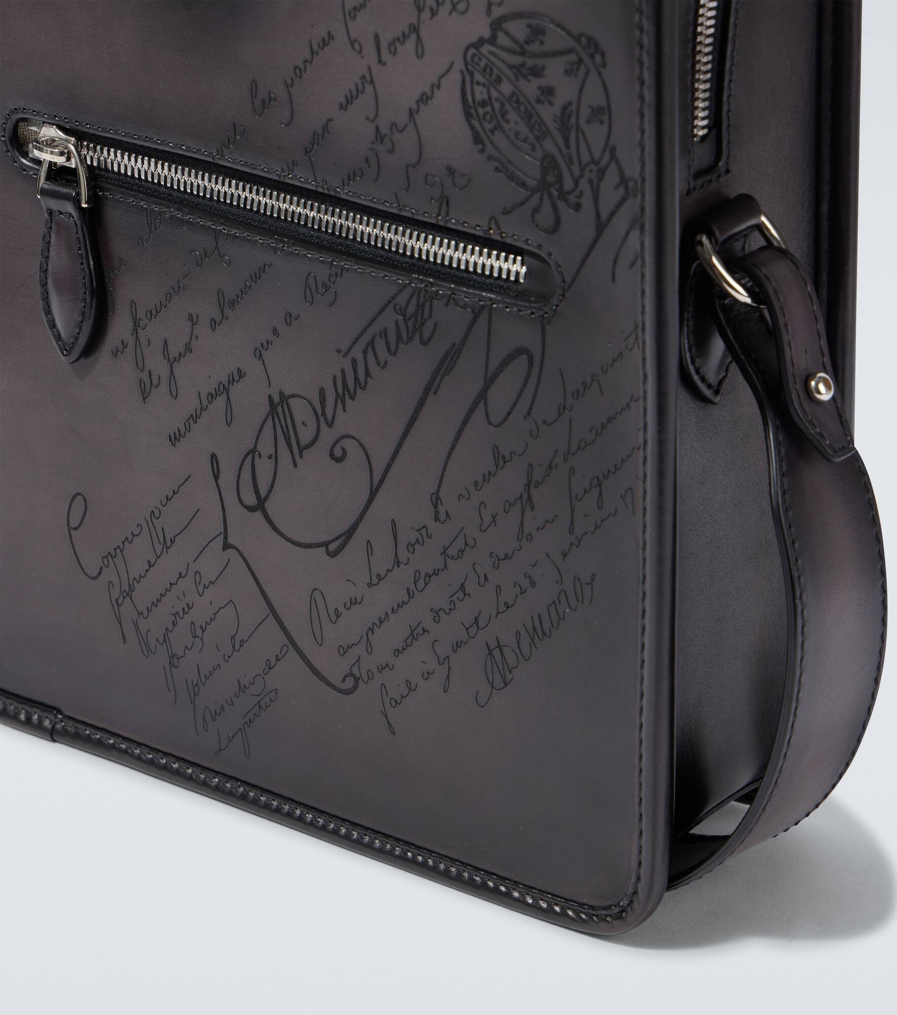 Scritto leather briefcase - 6