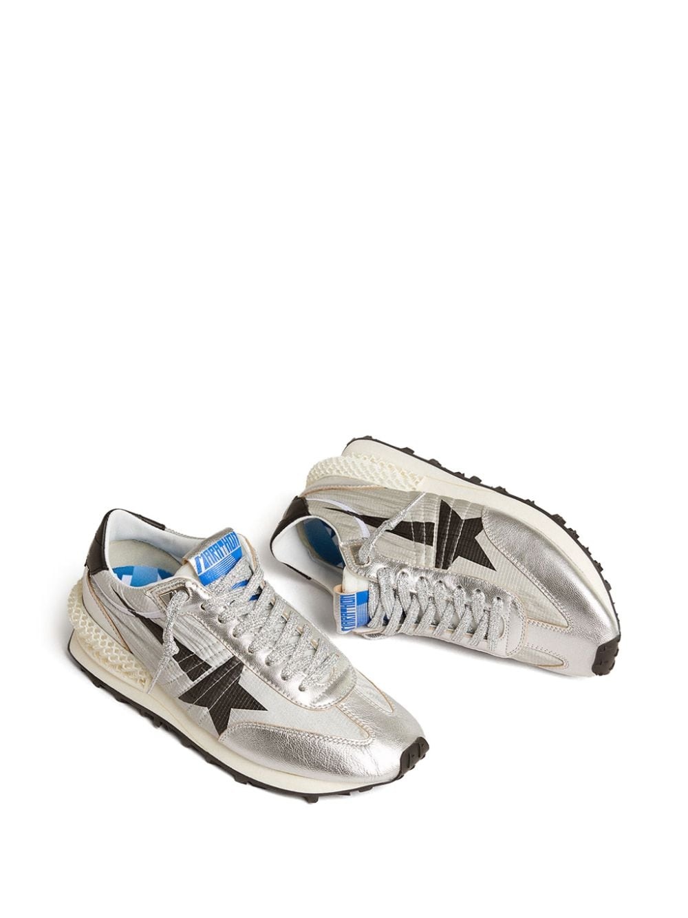 Running Marathon laminated-leather sneakers - 4