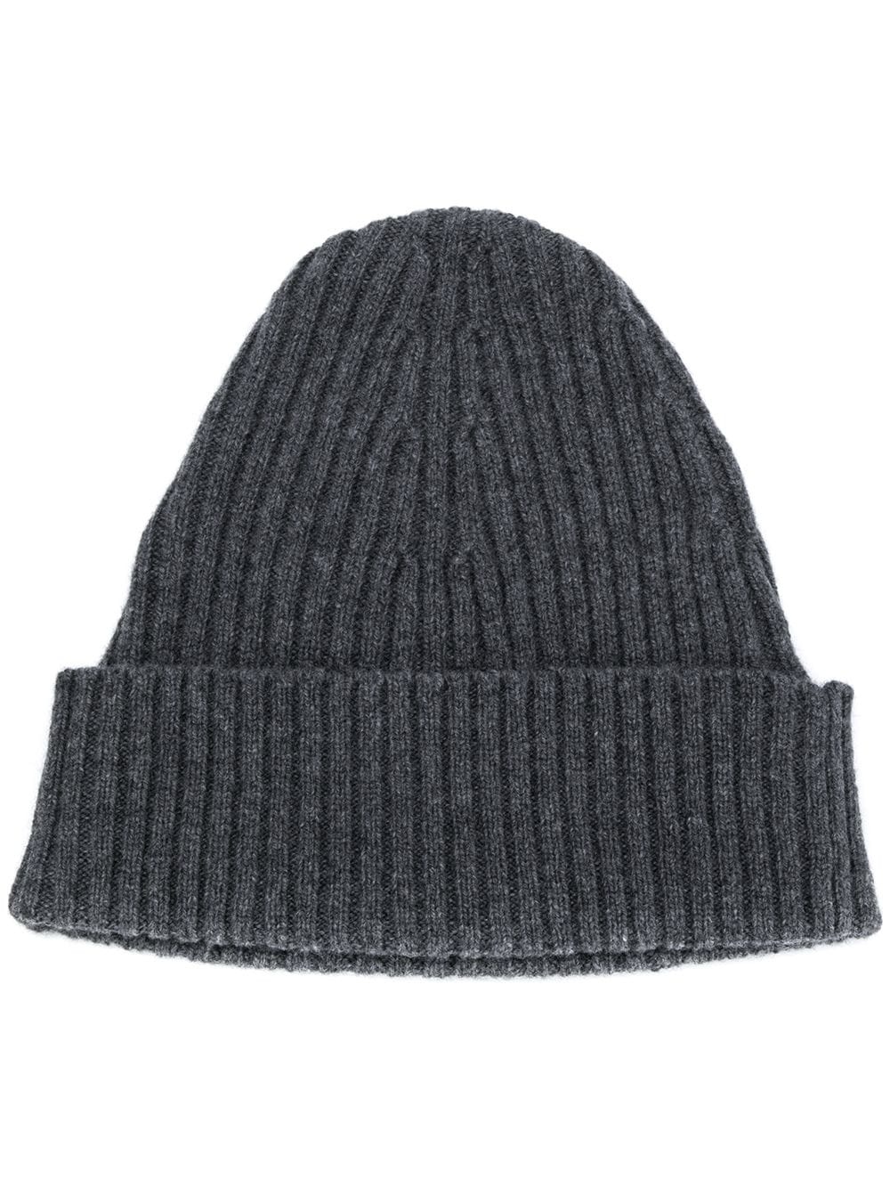 rib-knit beanie - 1