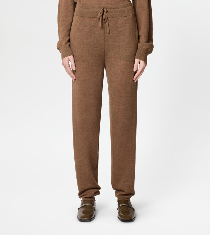PANTS IN KNIT - BROWN 3