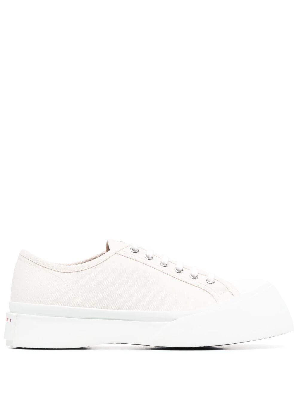 canvas low-top sneakers - 1