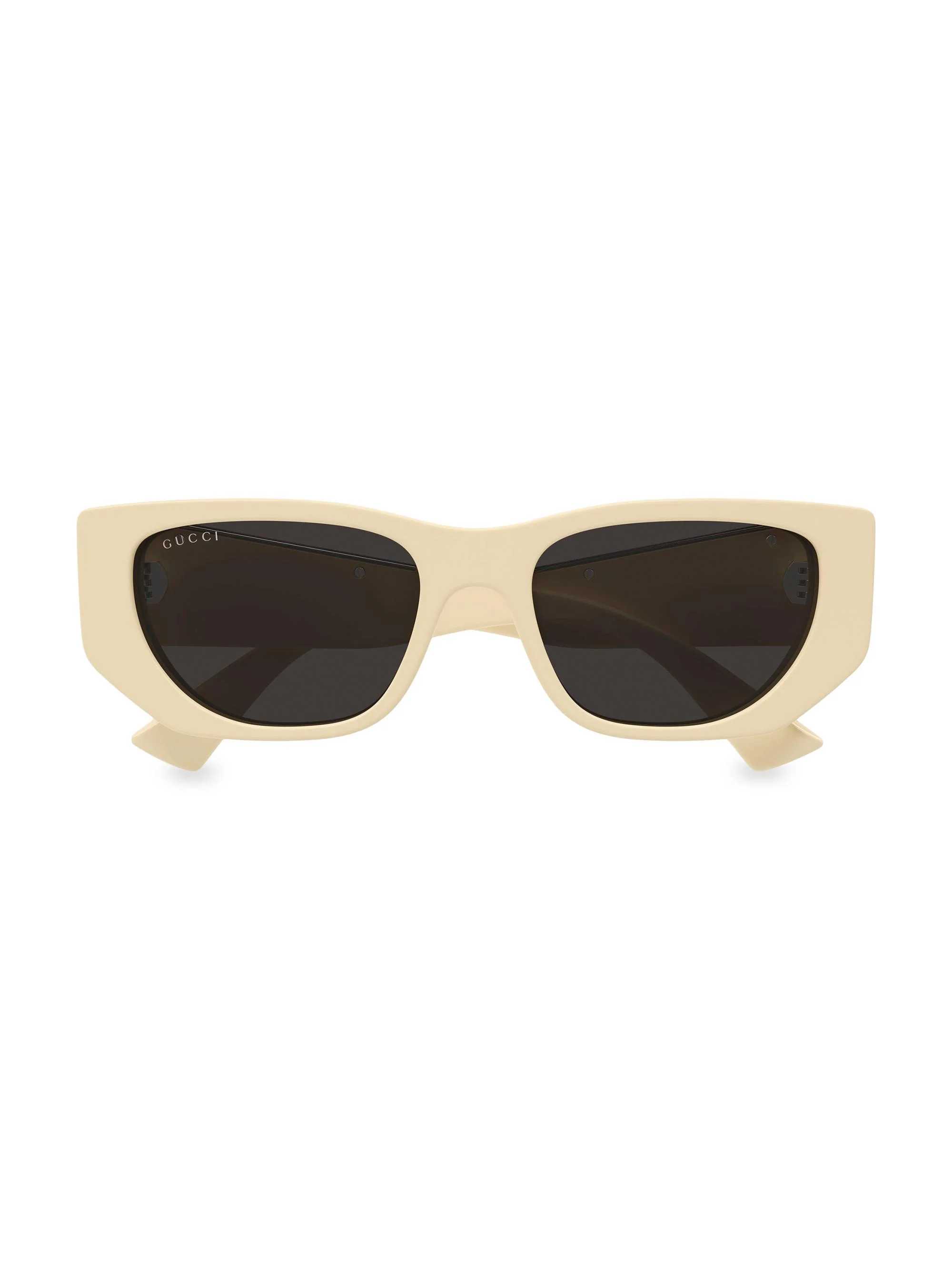 Women's Subtle Web 53MM Geometric Sunglasses - Ivory - 1