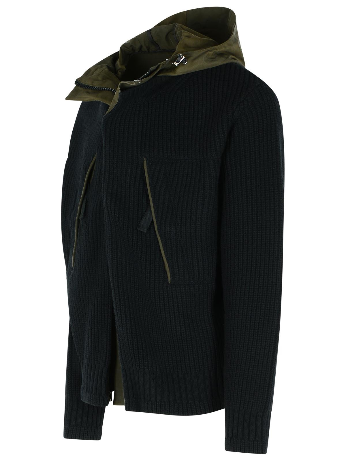 Sacai Black Wool Blend Jacket Men - 2