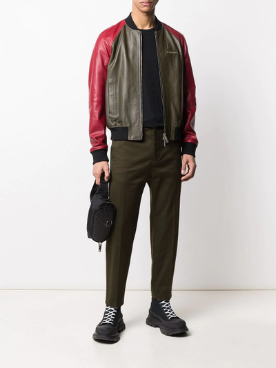 DSQUARED2 colour-block bomber jacket outlook