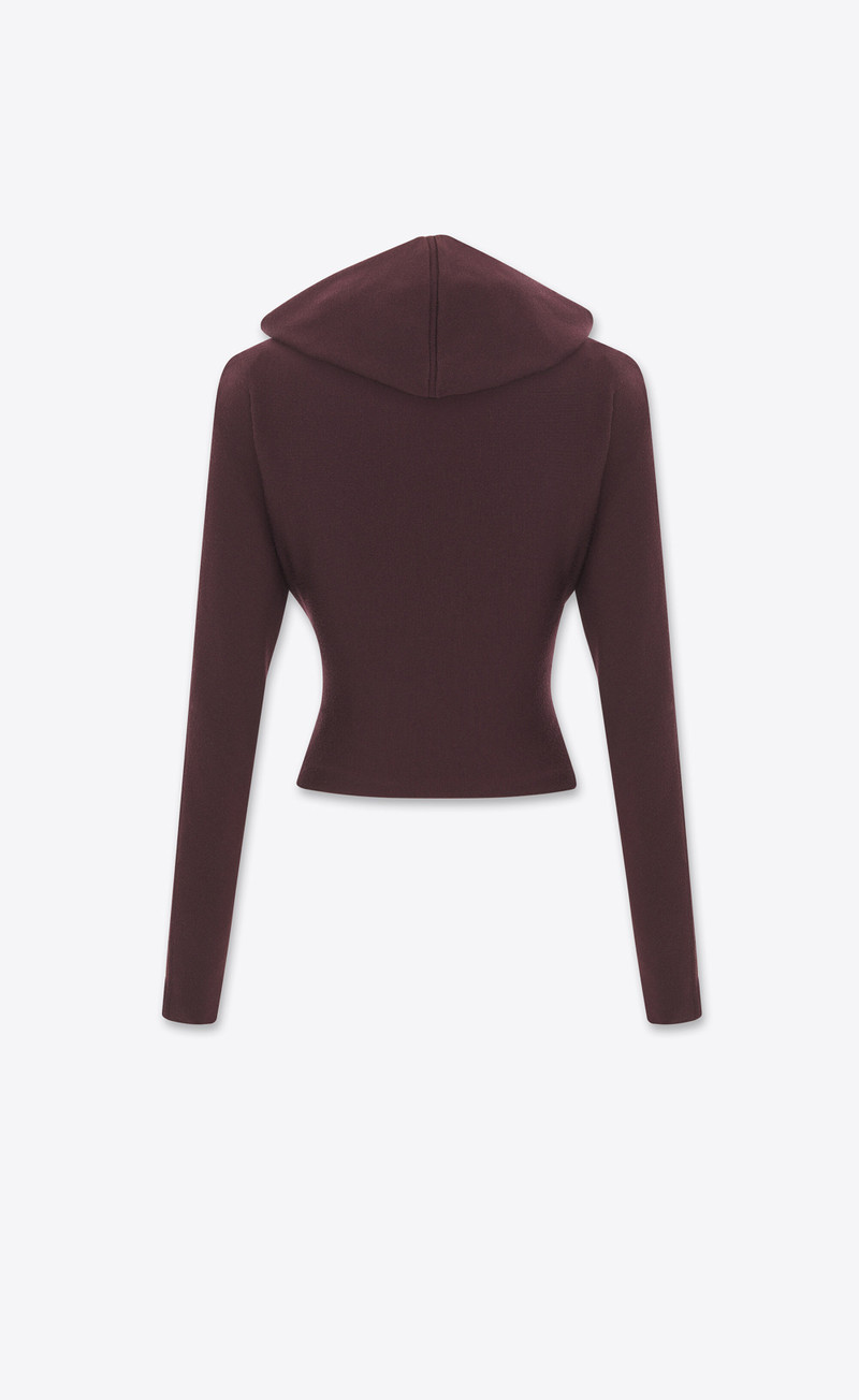 hooded top in wool 4