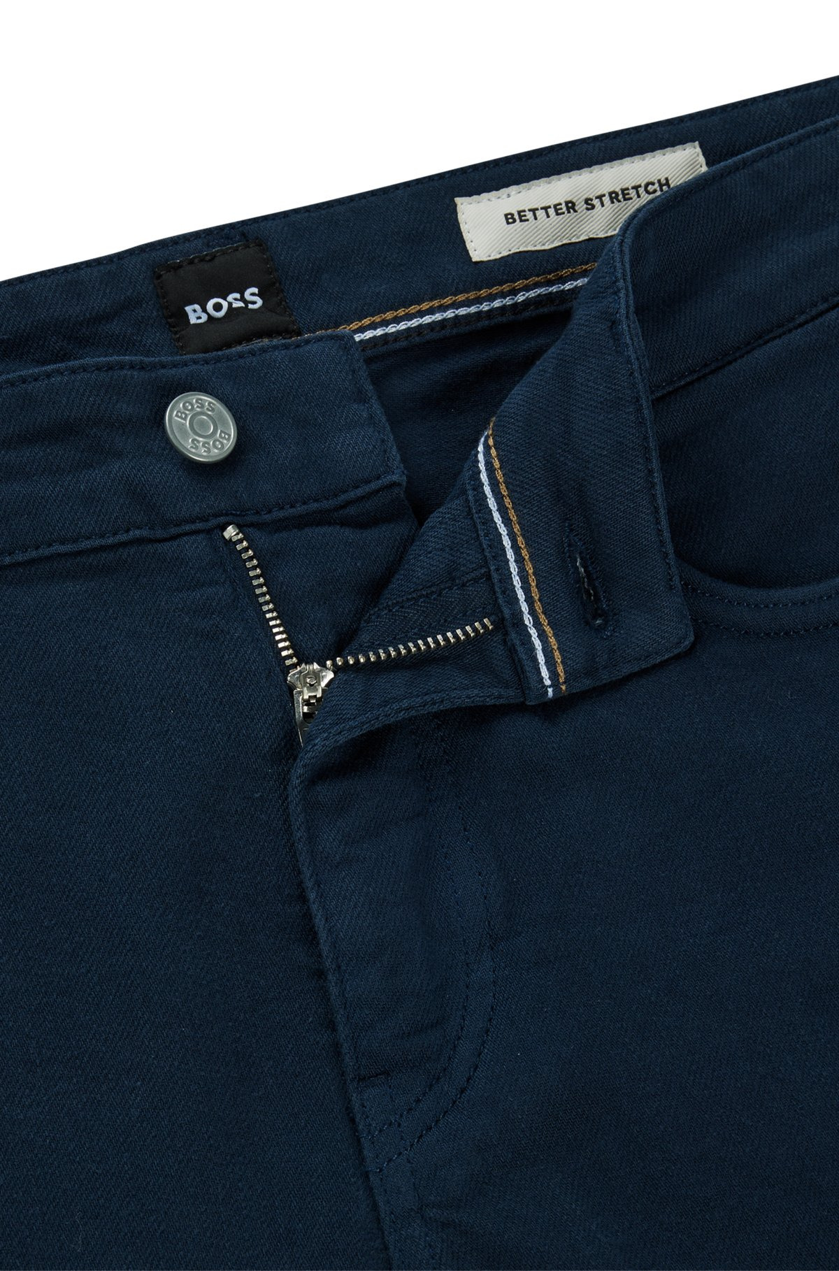 SLIM-FIT JEANS IN BLACK MECHANICAL-STRETCH DENIM - 6