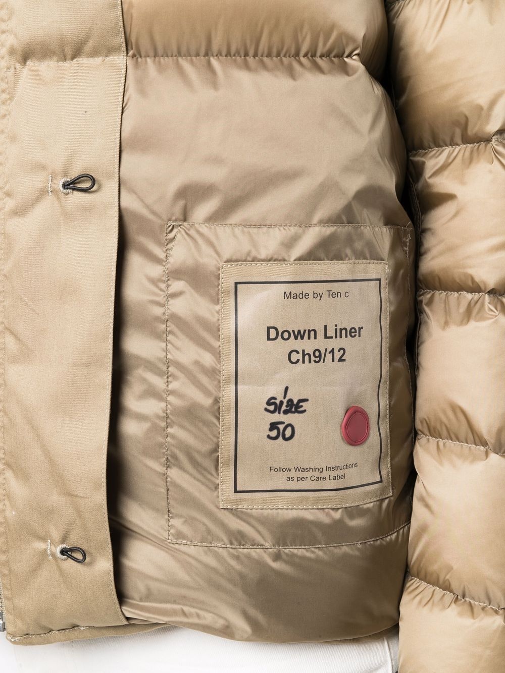 patch-detail puffer jacket - 5