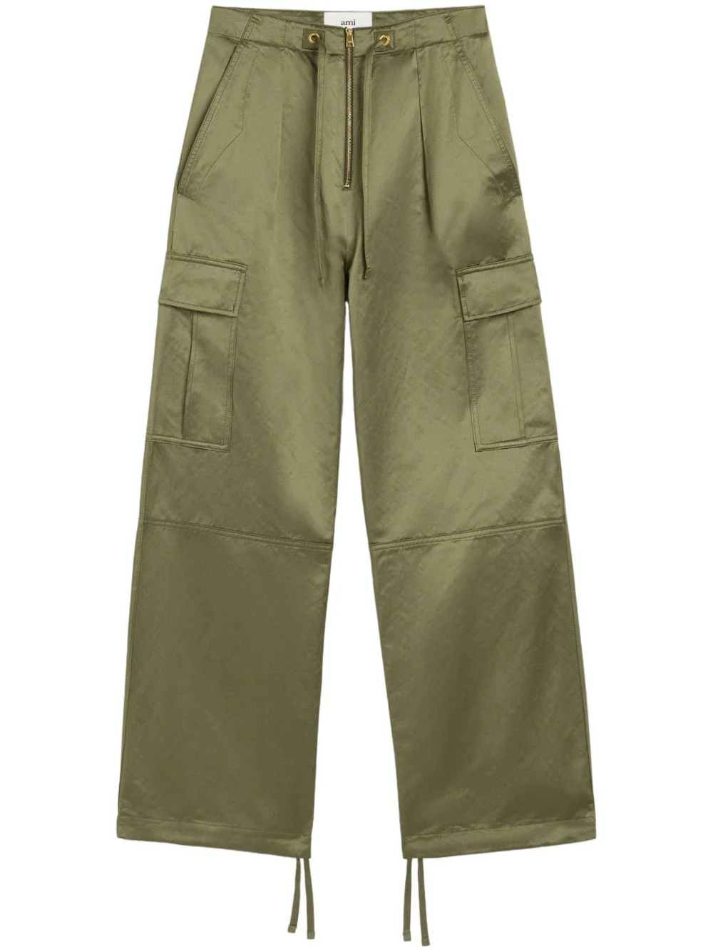 zipped cargo pants - 1