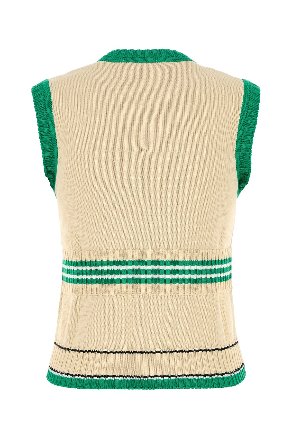 Cream cotton vest - 2