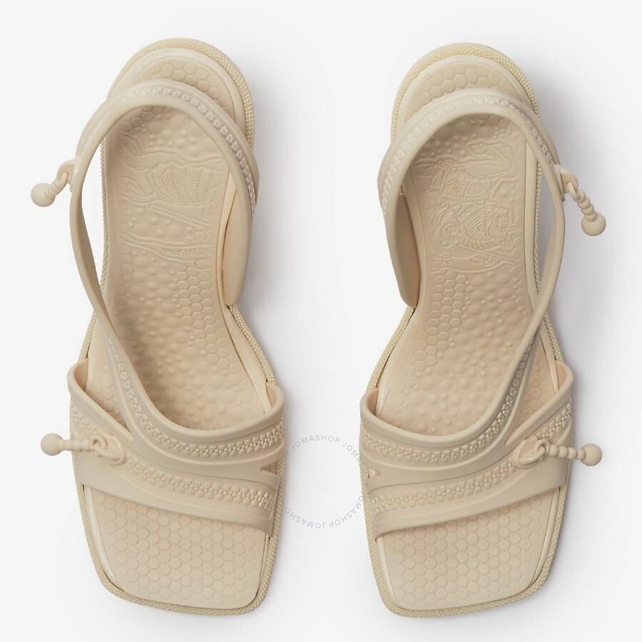Burberry Gel Heeled Sandals in Soap - 4