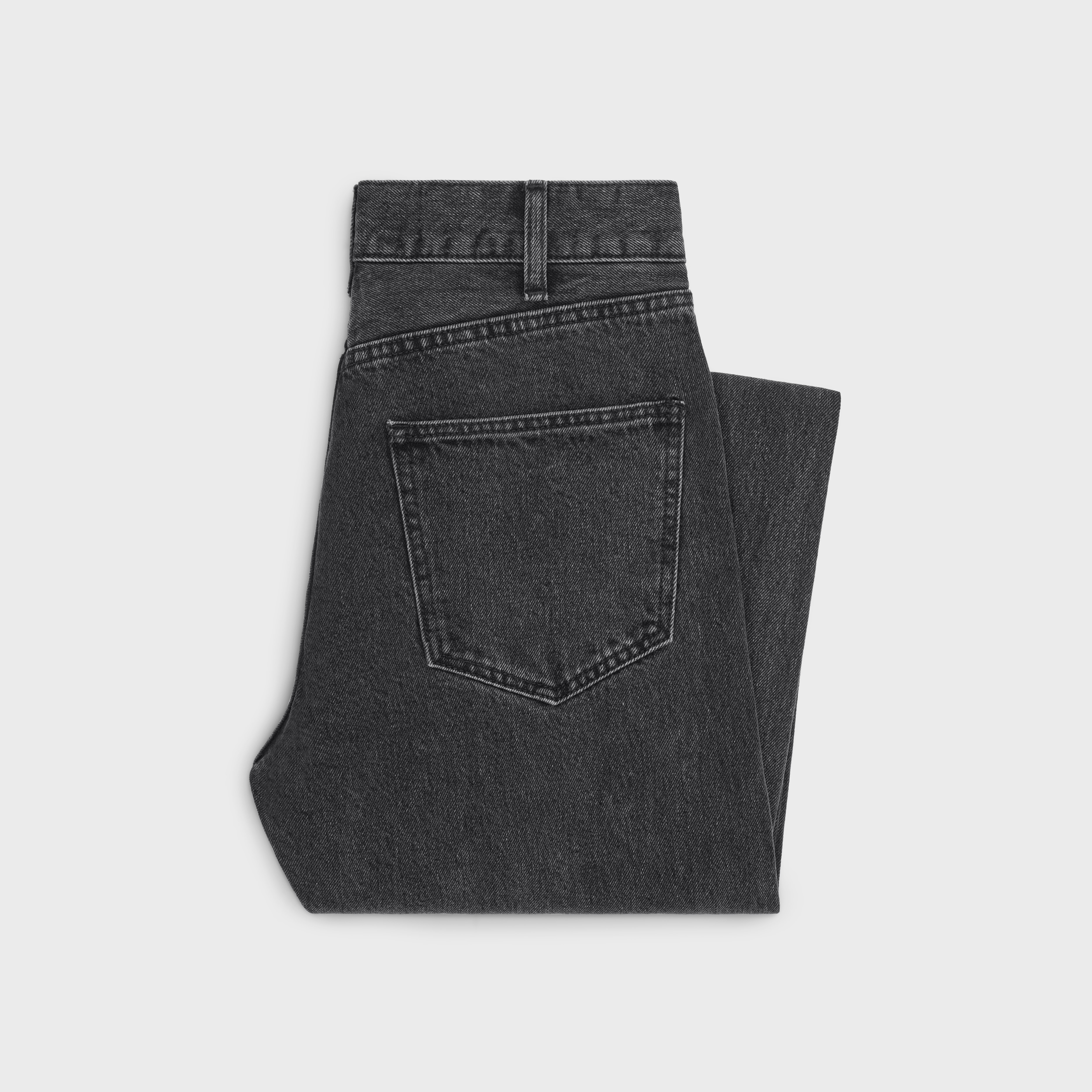 KURT JEANS IN CHARCOAL WASH DENIM - 2