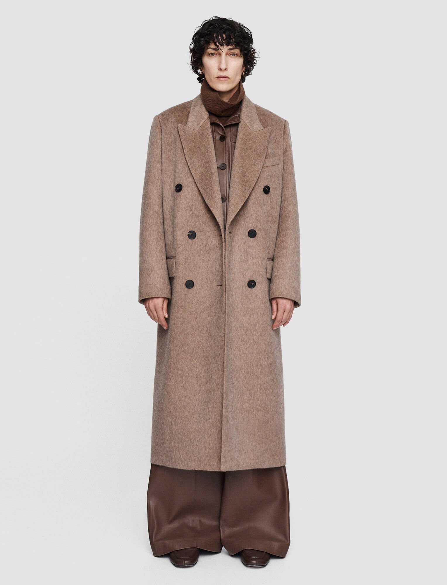 Yak Wool Lilas Coat - 2
