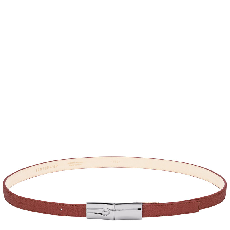 Le Roseau Ladies' belt Chestnut - Leather 1