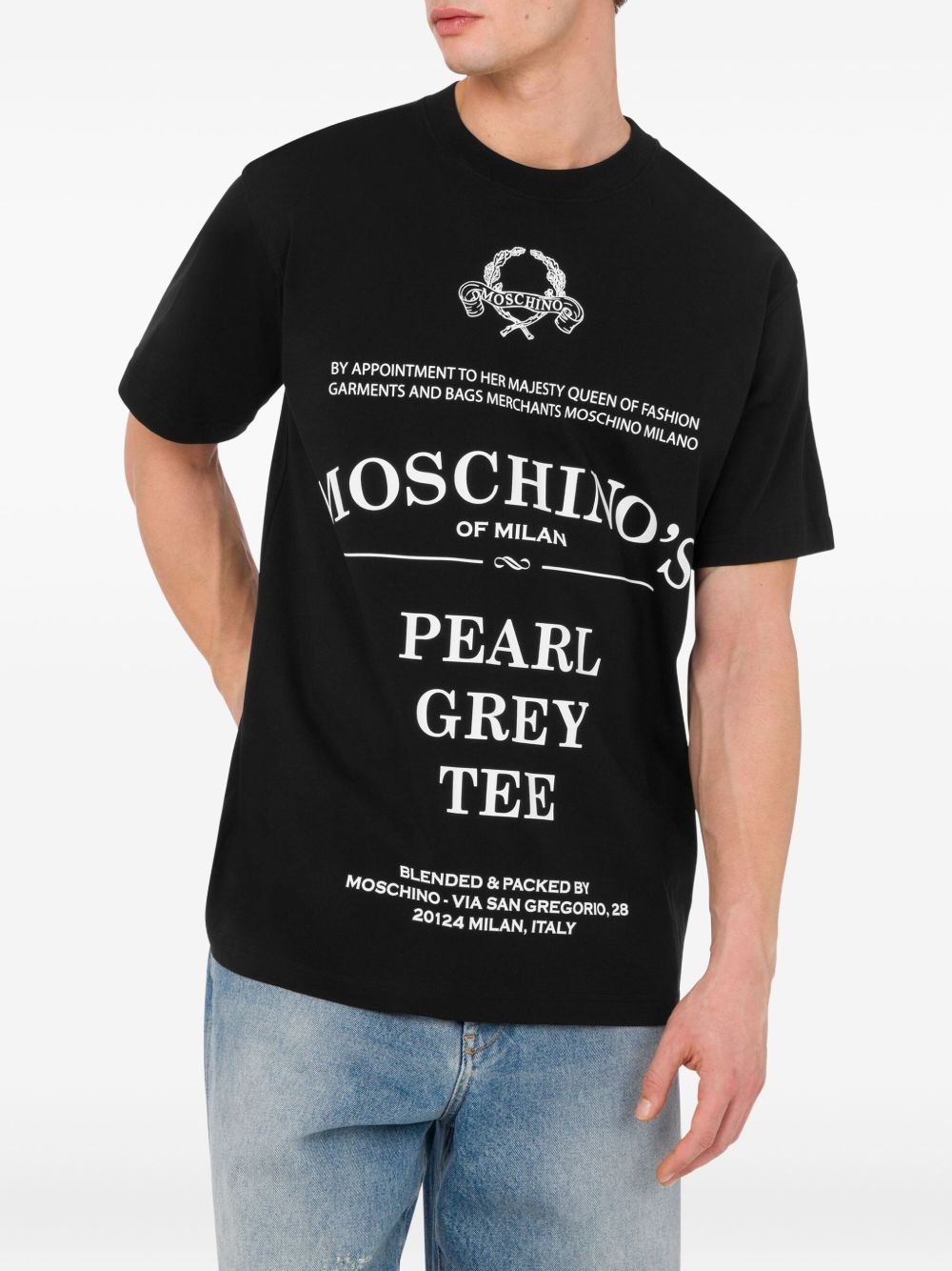 text-print T-shirt - 3