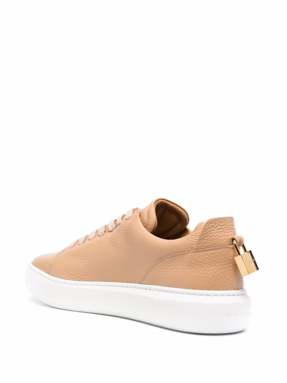 padlock-detail low top sneakers - 3