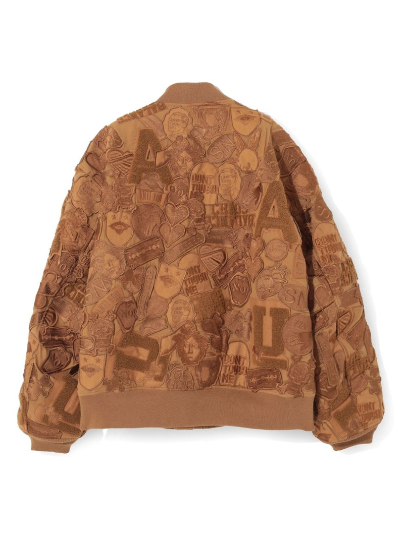 UNDERCOVER embroidered bomber jacket outlook