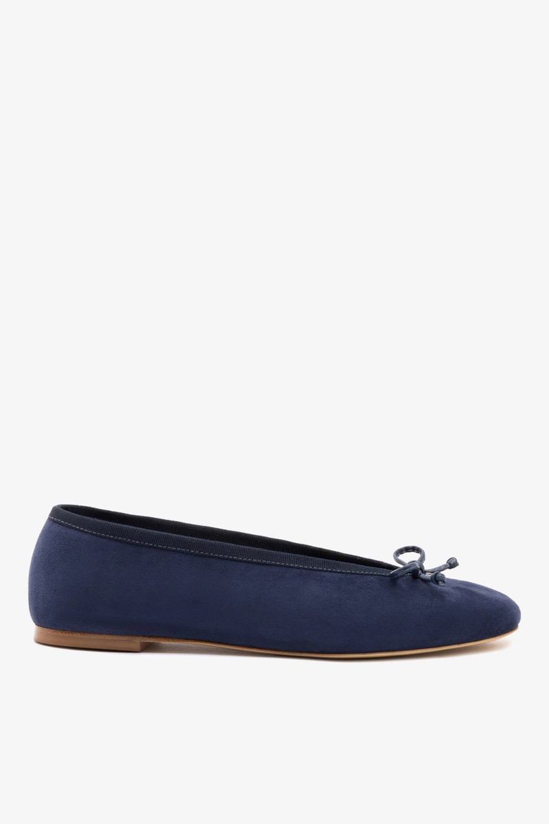 Pavlova Ballet Flat In Indigo Suede 1