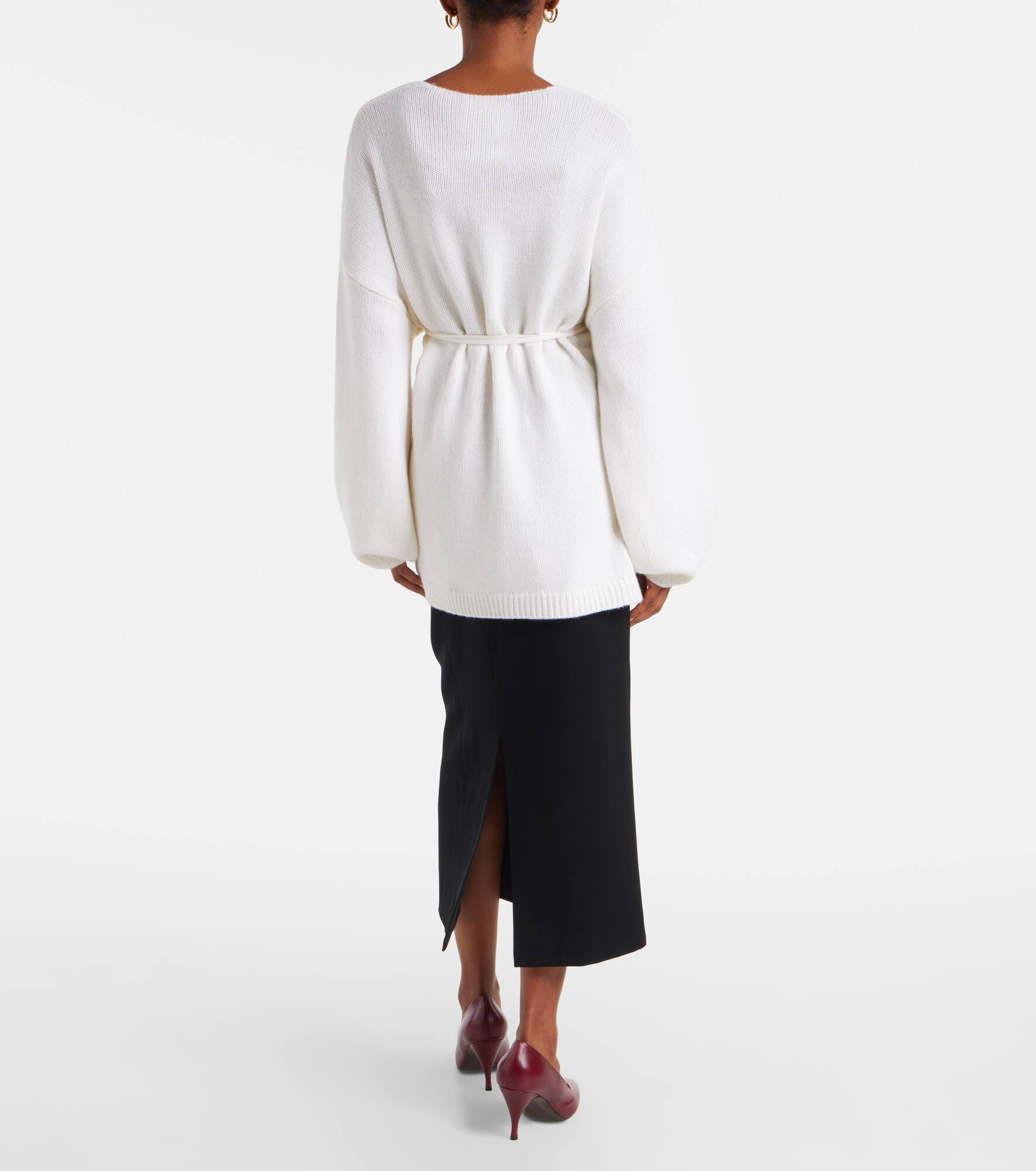 Laurina cashmere wrap cardigan - 3