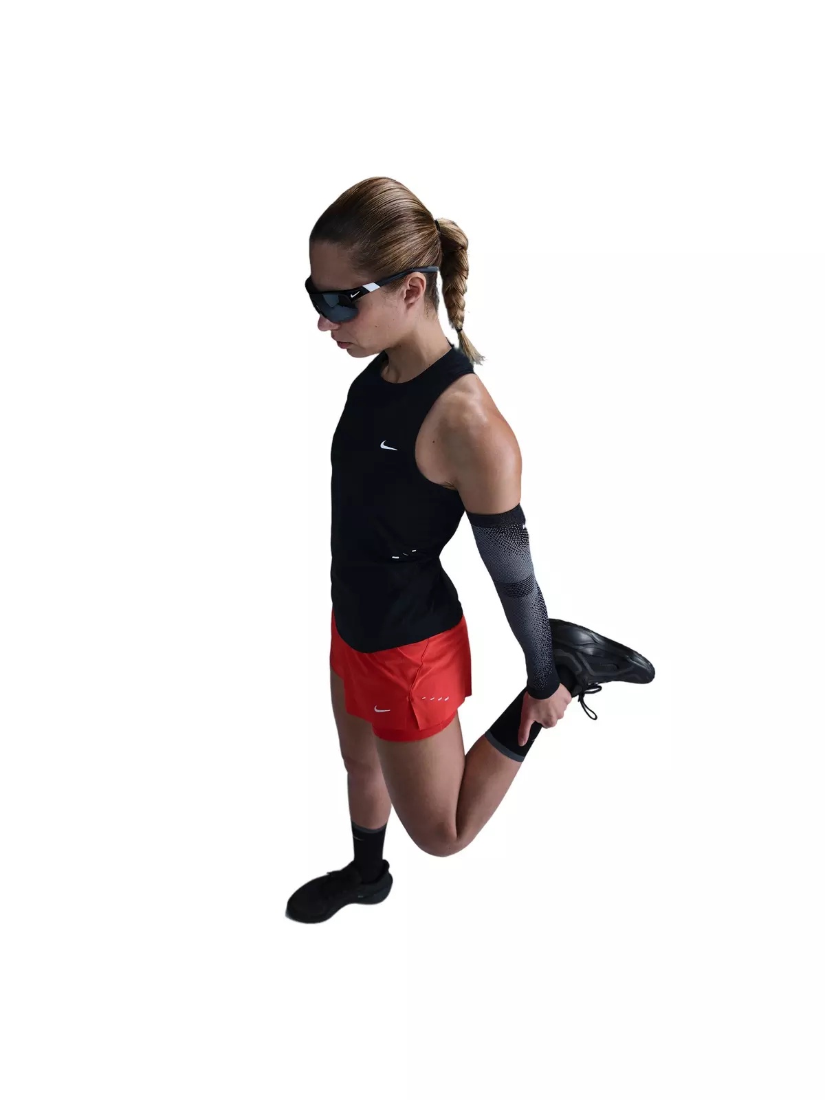 Women's Swift Dri-FIT Running Tank Top -Black - 3