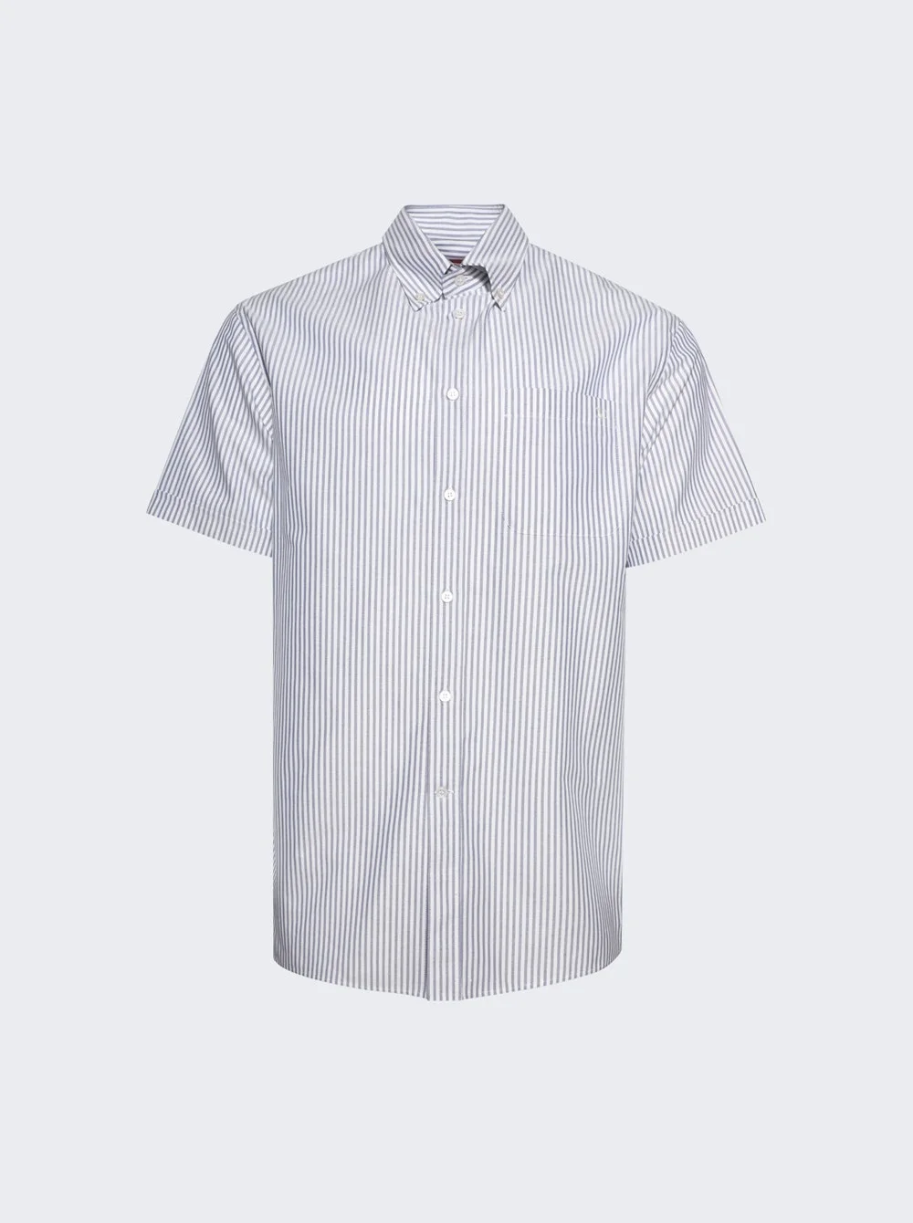 Striped Oxford Shirt Riga Bianco - 1