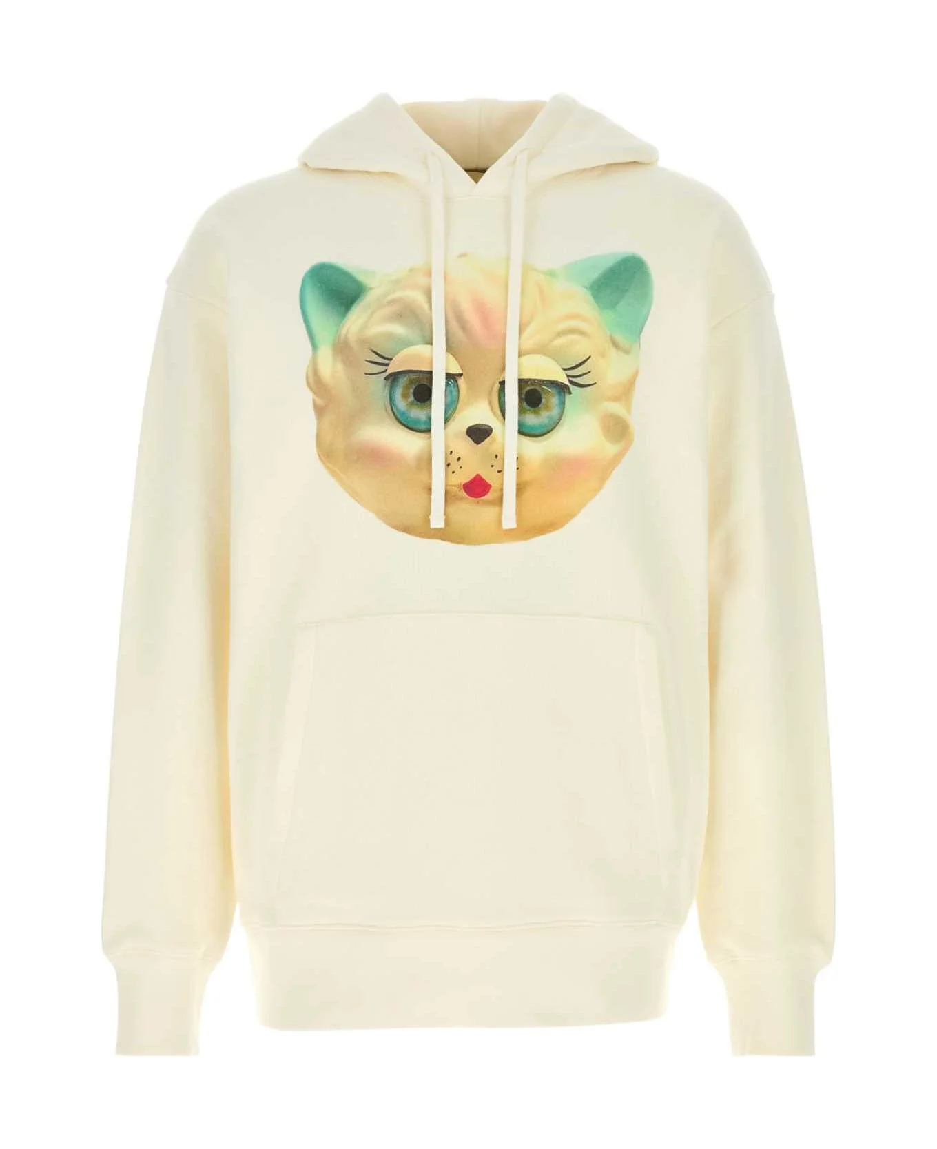 Ivory Cotton Sweatshirt - 1