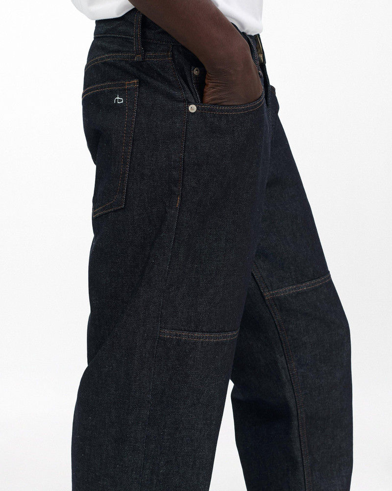 Fit 4 Workwear Straight Jeans Authentic Rigid in Resin Rinse 5