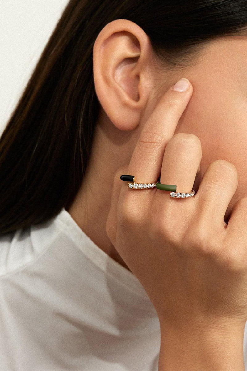 MELISSA KAYE White Lola Ring outlook