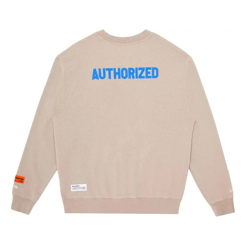 Heron Preston HERON PRESTON Heron Af Crew Sweatshirt 'Taupe' HMBA014R21JER0036145 outlook