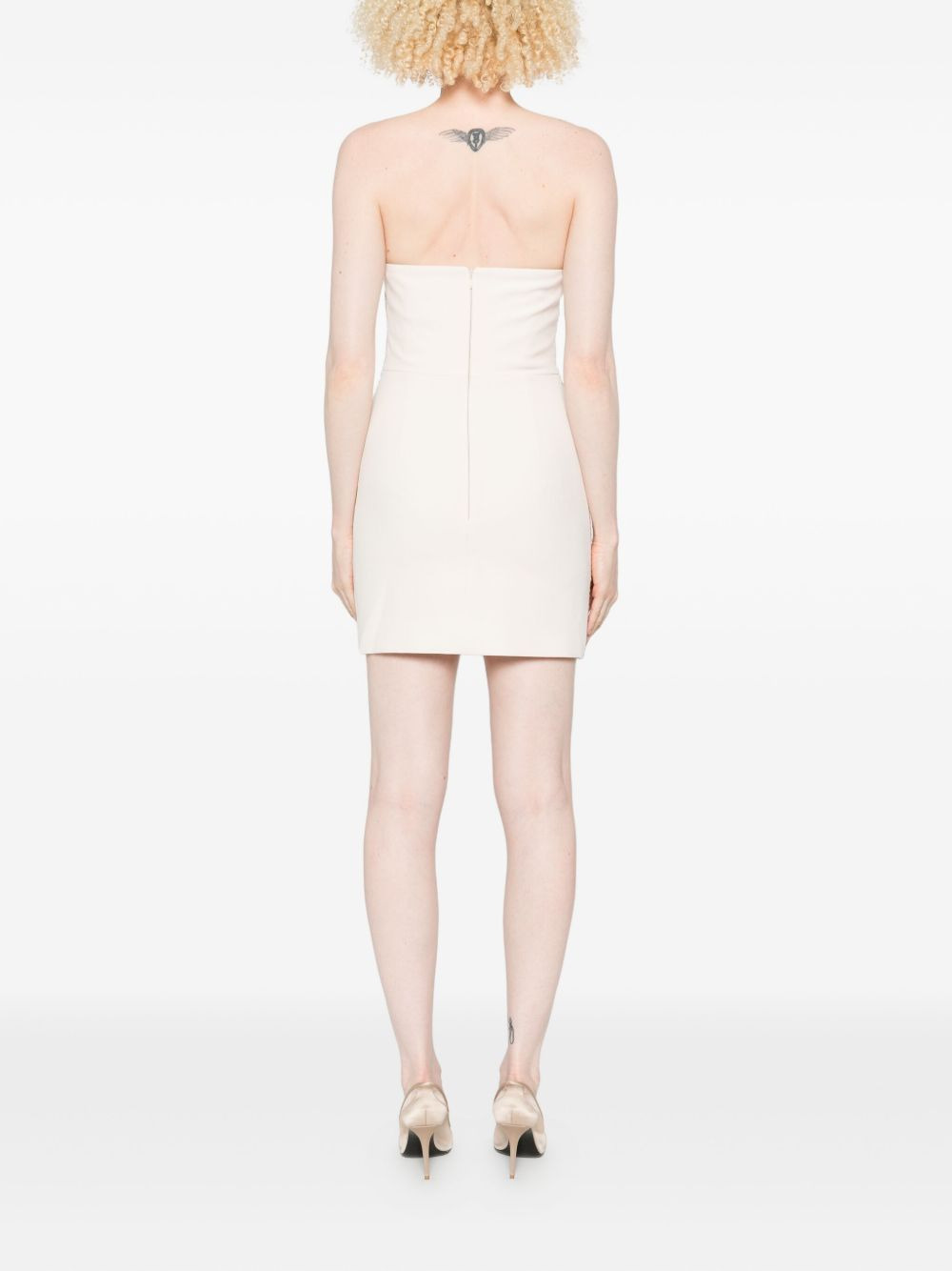 embellished strapless dress - 4