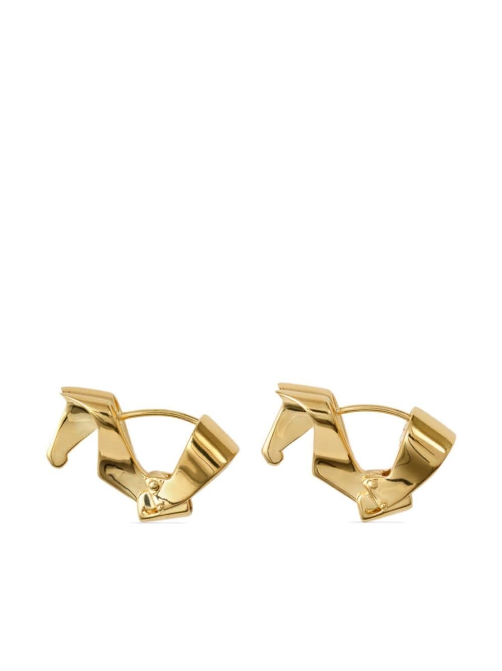 Horse hoop earrings - 1