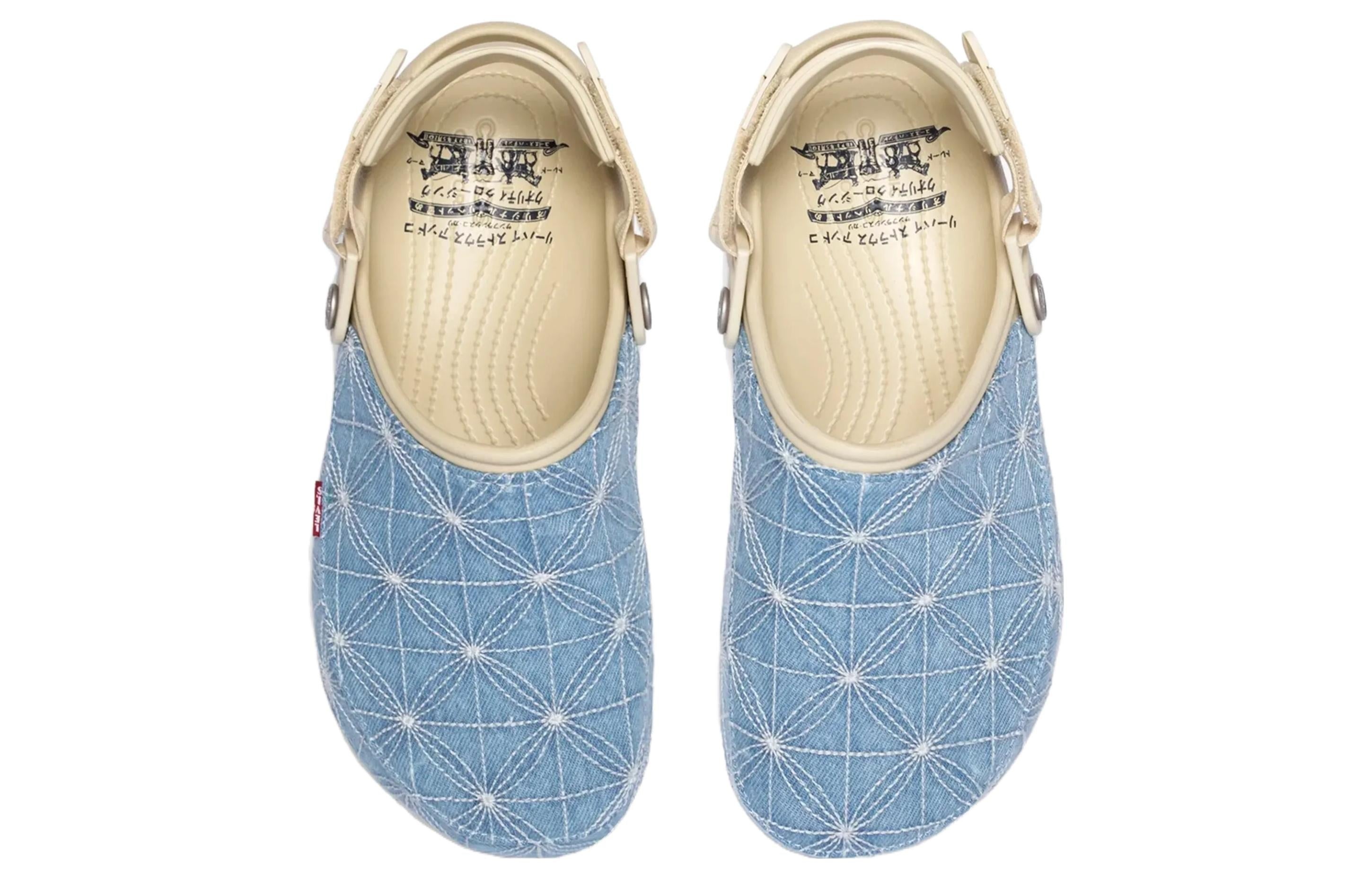 Crocs x Levi's Sashiko Classic All-Terrain Clog 'Bone Blue' 208917-2Y2 - 4