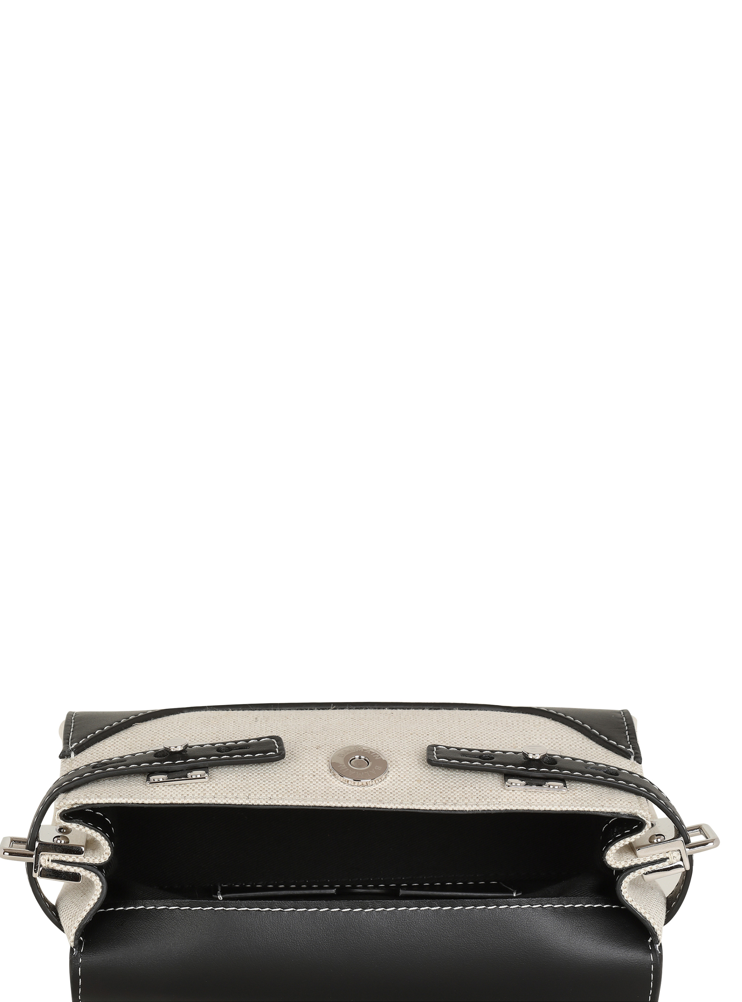 B-Buzz 19 Canvas bag in smooth leather - 4