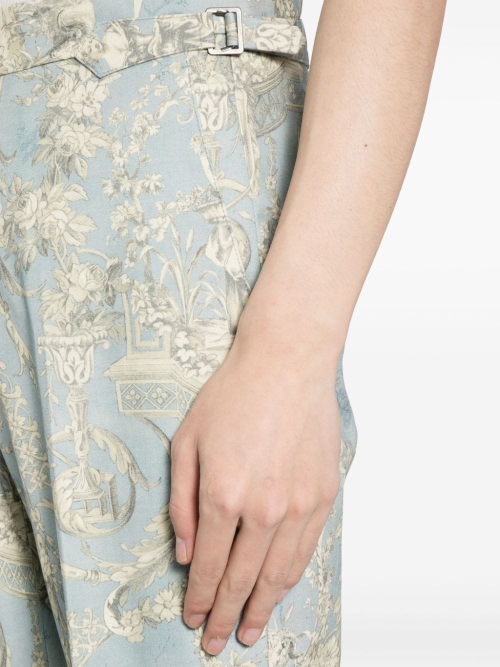 Sang Toile De Jouy-print trousers - 5