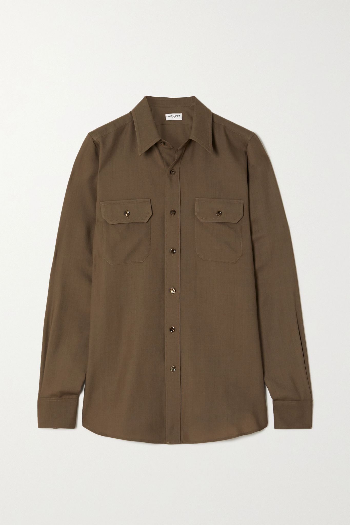 Wool-twill shirt - 1