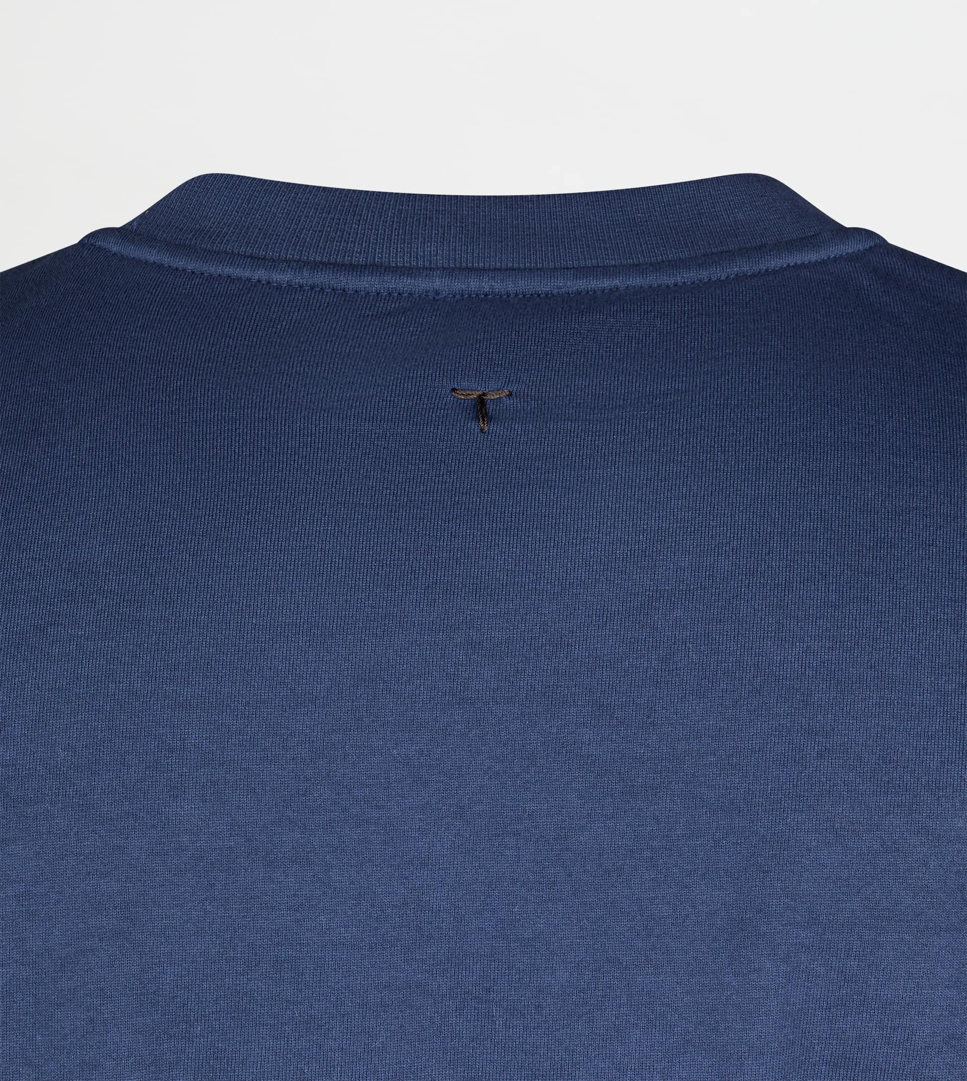 T-SHIRT IN JERSEY - BLUE - 2