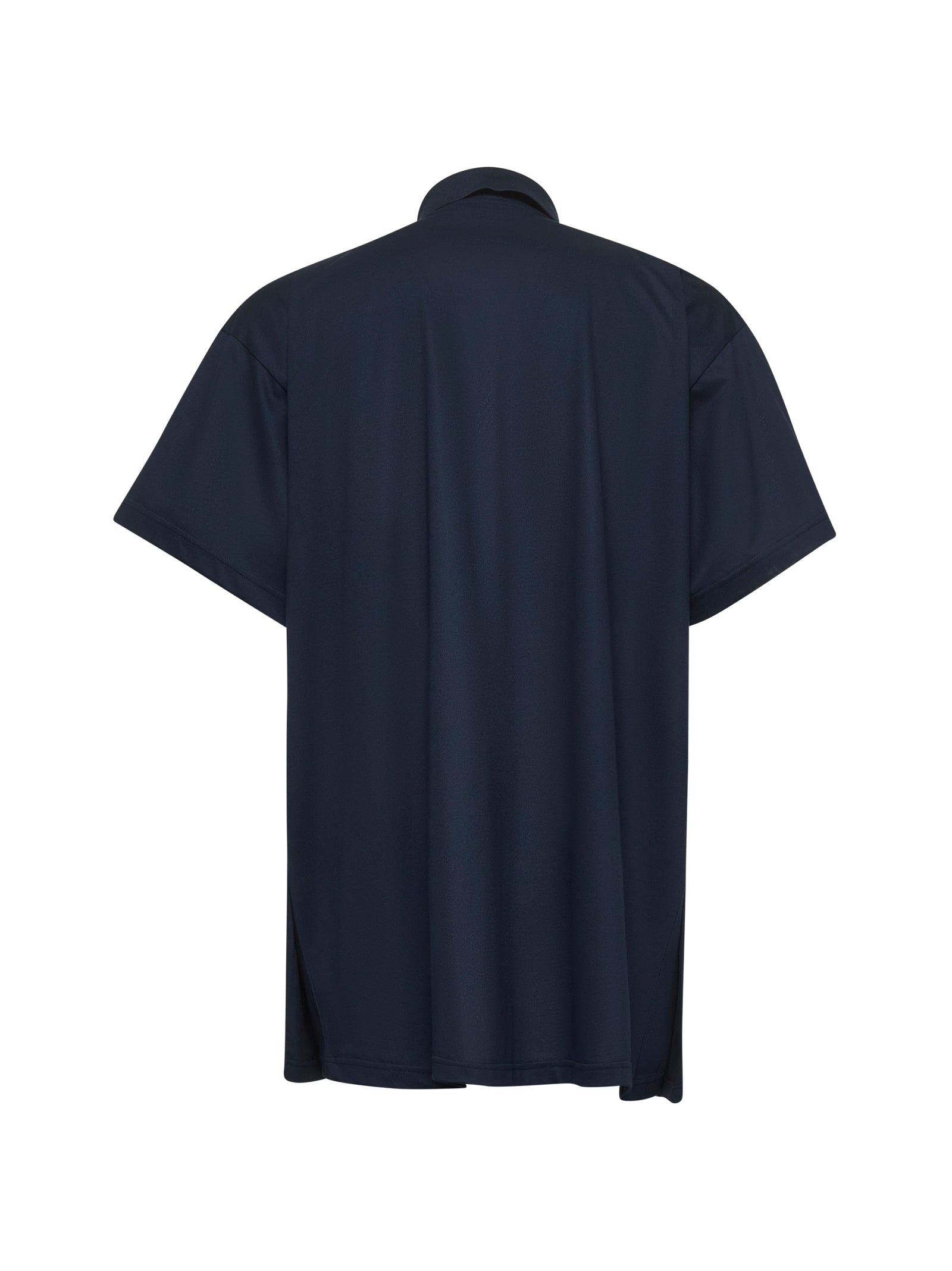 Blue piqué Intertwined polo shirt - 2