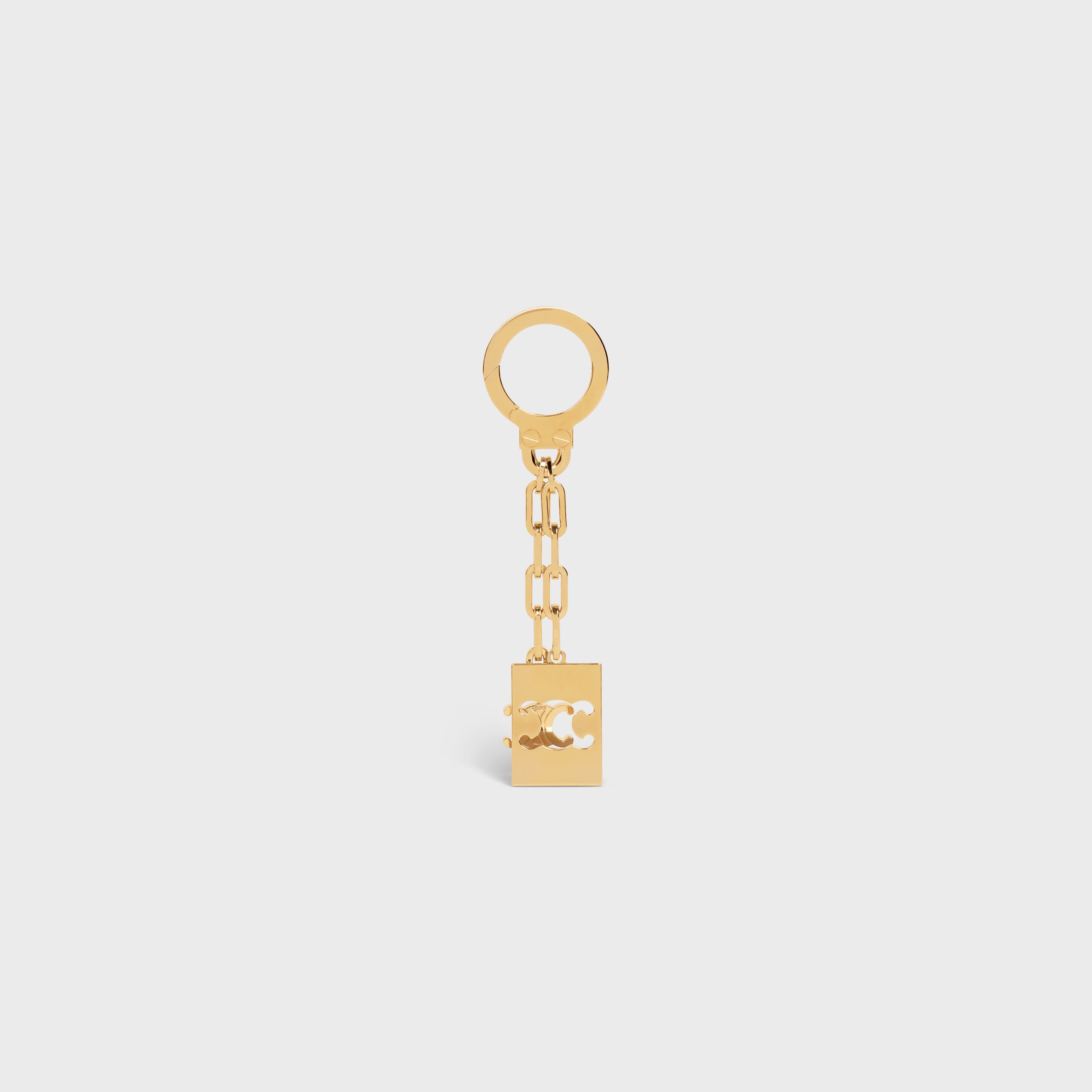 TRIOMPHE PLATE CHARM in Brass 4