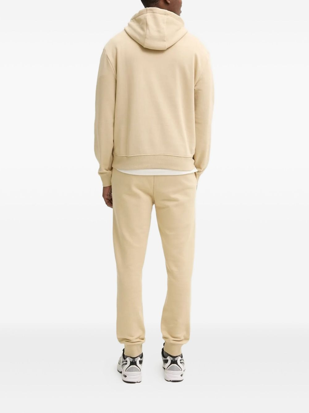 Dapo logo-appliqué drawstring hoodie - 2
