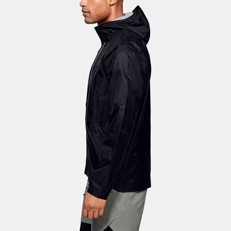 Men's Under Armour Cloudburst Shell Training Sports Jacket Black 1350950-001 - 5